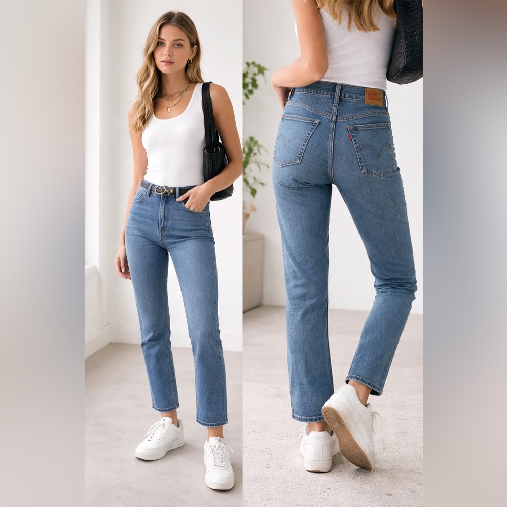 Levi’s Wedgie Straight Jeans 👖✨
Size 31 | Vintage Wash | High Rise